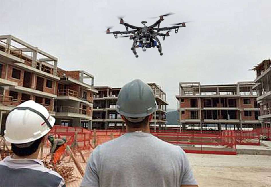 Uso de drones aumentam a eficiência na construção civil