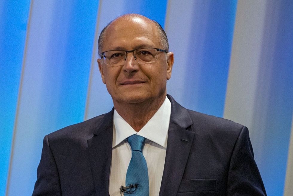 Ex-governador de SP, Geraldo Alckmin, durante debate na Globo