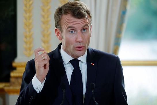 Presidente francês, Emmanuel Macron.