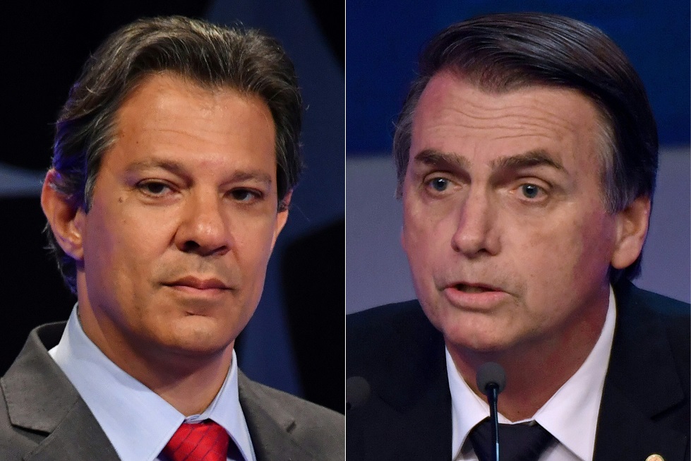 Haddad e Bolsonaro campanha