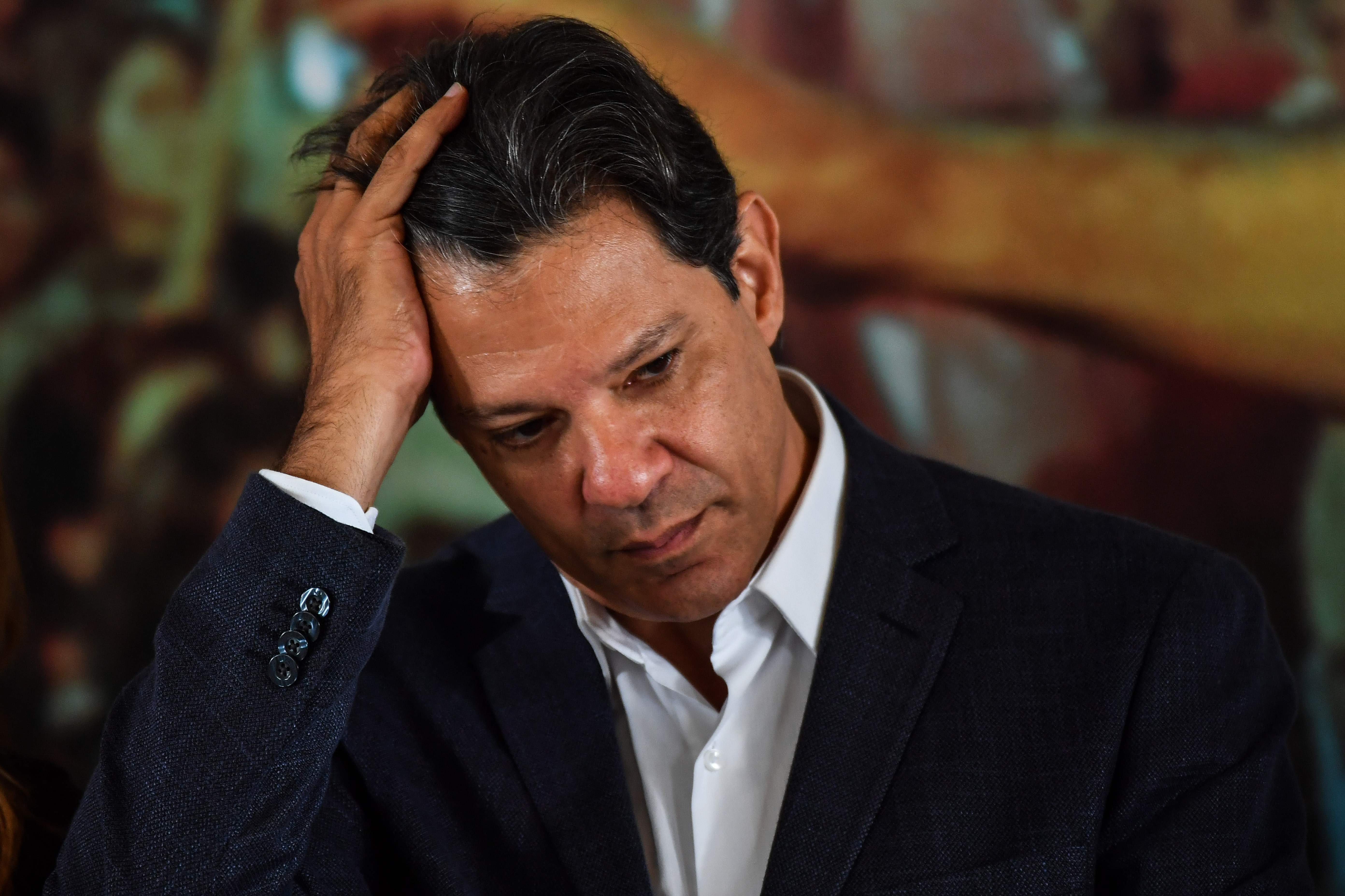 O ministro da Fazenda, Fernando Haddad