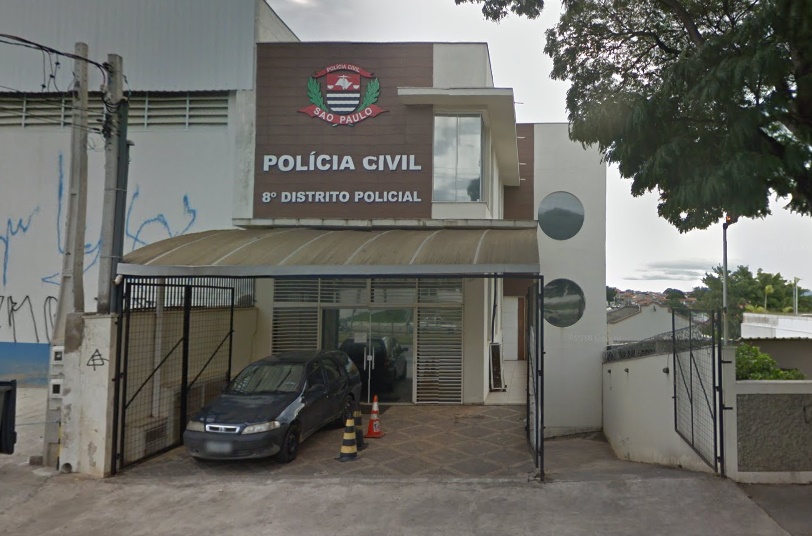 8º Distrito Policial, na avenida Itavuvu. Crédito da Foto: Reprodução