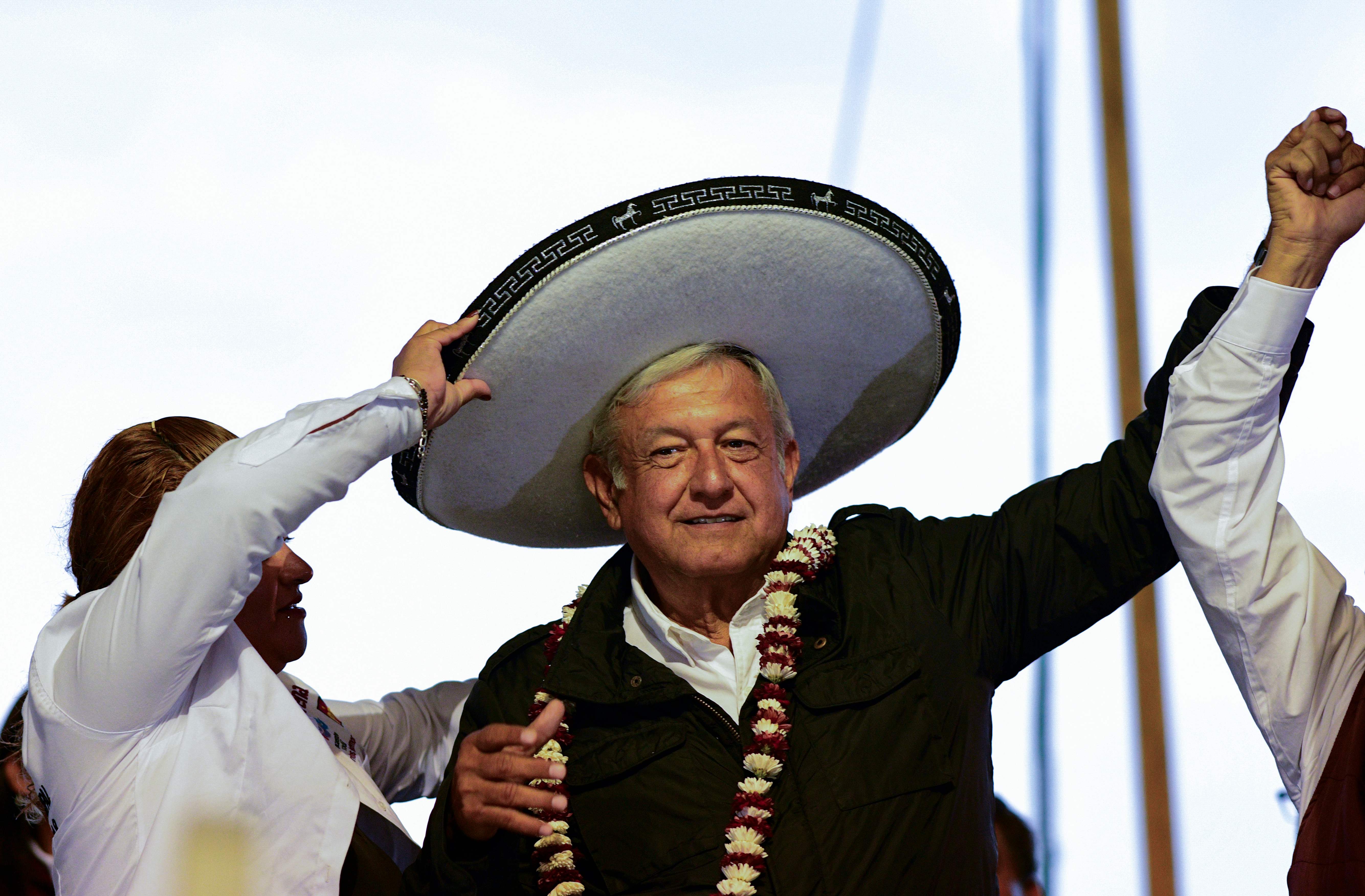 López Obrador, de 65 anos, presidente do méxico. Crédito da Foto: AFP / Ronaldo SCHEMIDT