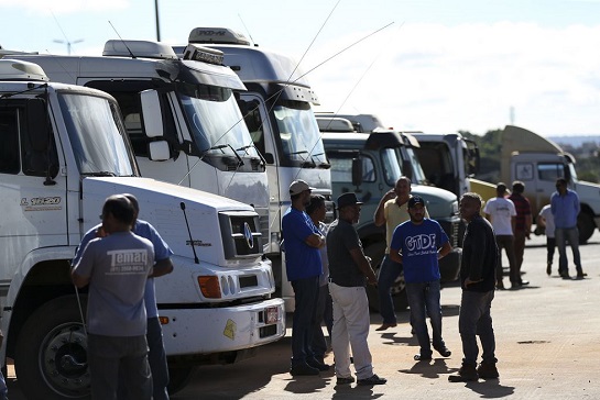 Para os caminhoneiros, decisão de Fux foi um duro golpe - Foto: Marcelo Camargo/Agência Brasil