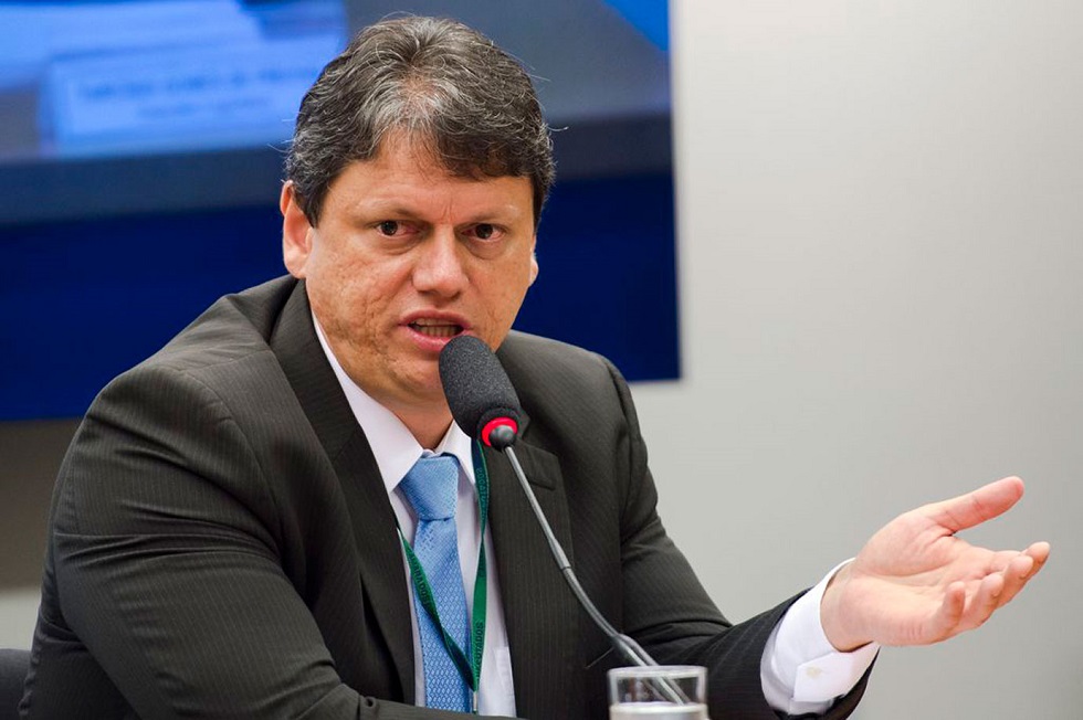 Ministro da Infraestrutura, Tarcísio Gomes de Freitas. Crédito da Foto: Arquivo/Agência Brasil