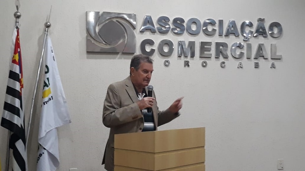 Presidente da Associação Comercial de Sorocaba, Sérgio Reze. Crédito da Foto: Reinaldo Galhardo