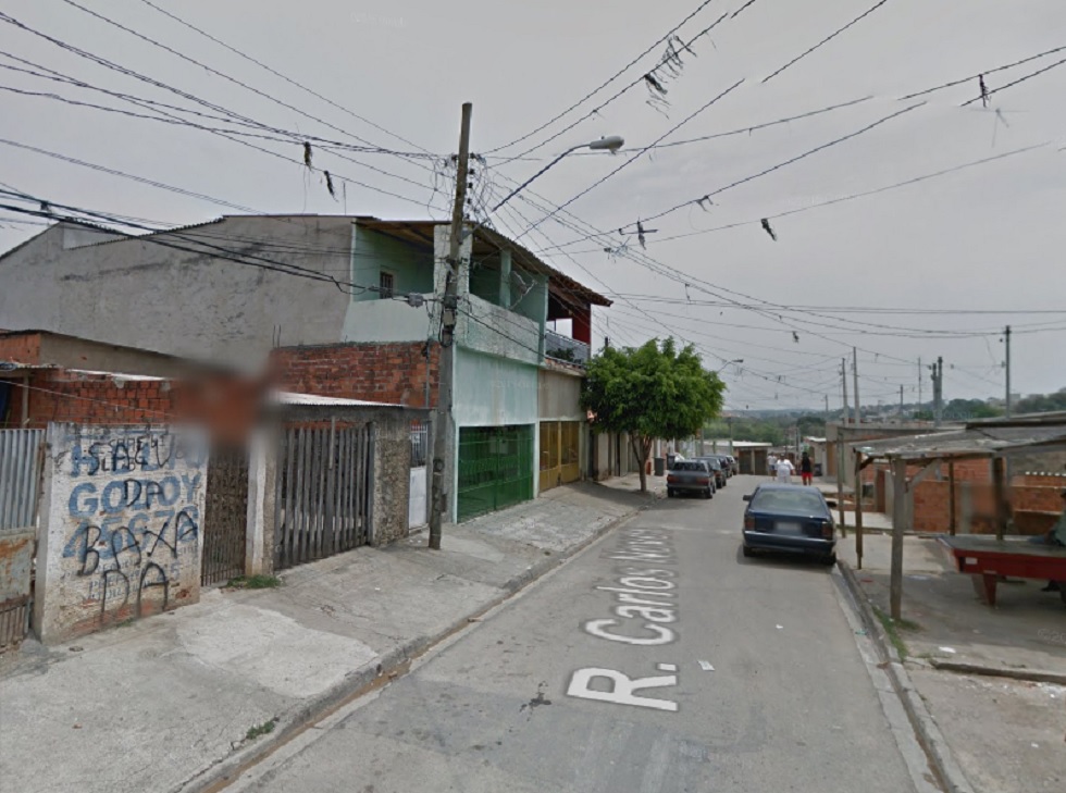 Acidente ocorreu na rua Carlos Neves, no Jardim Nova Esperança. Crédito da Foto: Reprodução/Google Street View