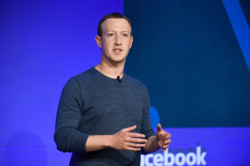 Mark Zuckerberg é o CEO do Facebook. Crédito da foto: Bertrand Guay / AFP (23/5/2018)