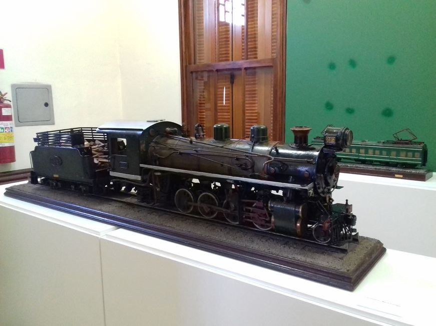 Exposição reúne miniaturas de trens