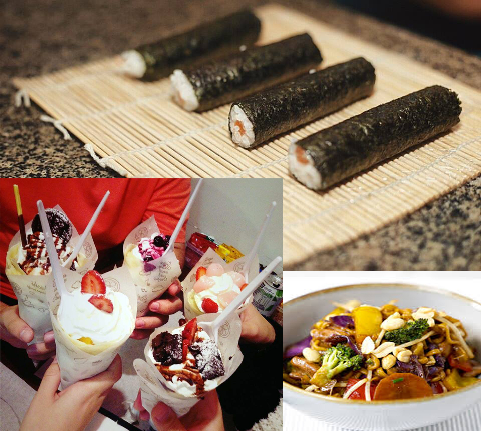 Além dos pratos japoneses tradicionais, festa de 2019 traz duas novidades: crepe e rocambole 