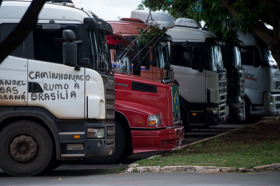 A tabela gerou uma nova onda de protestos dos caminhoneiros. Foto: Marcelo Camargo / Arquivo Agência Brasil