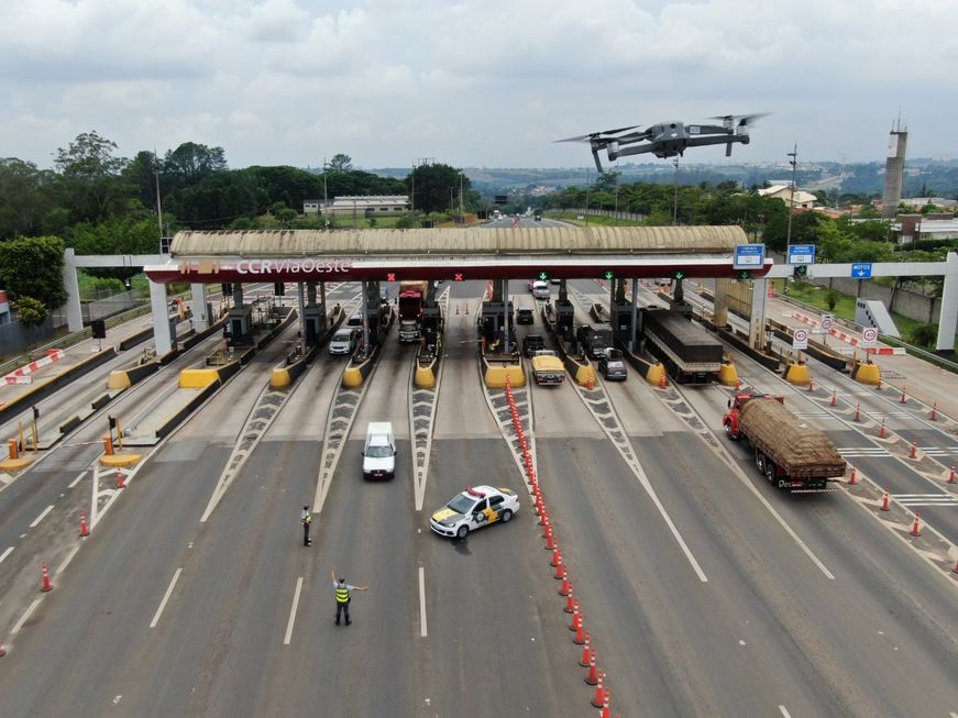 Rodovias da região têm patrulhamento feito por drones