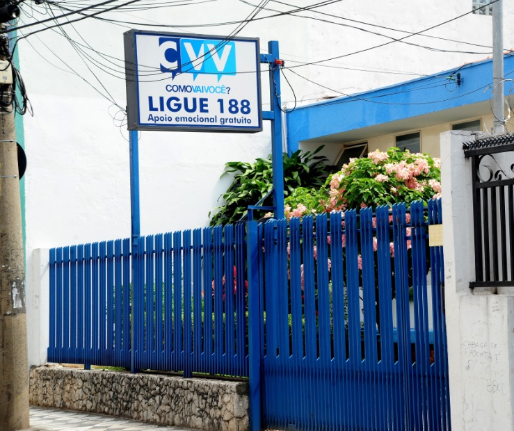 Fachada da sede do CVV, em Sorocaba. Crédito da foto: Emídio Marques (18/1/2020) 
