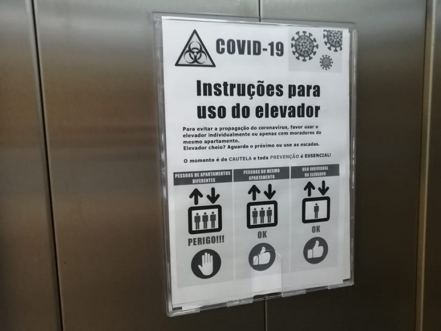 Prédios em Sorocaba já têm instruções para uso dos elevadores