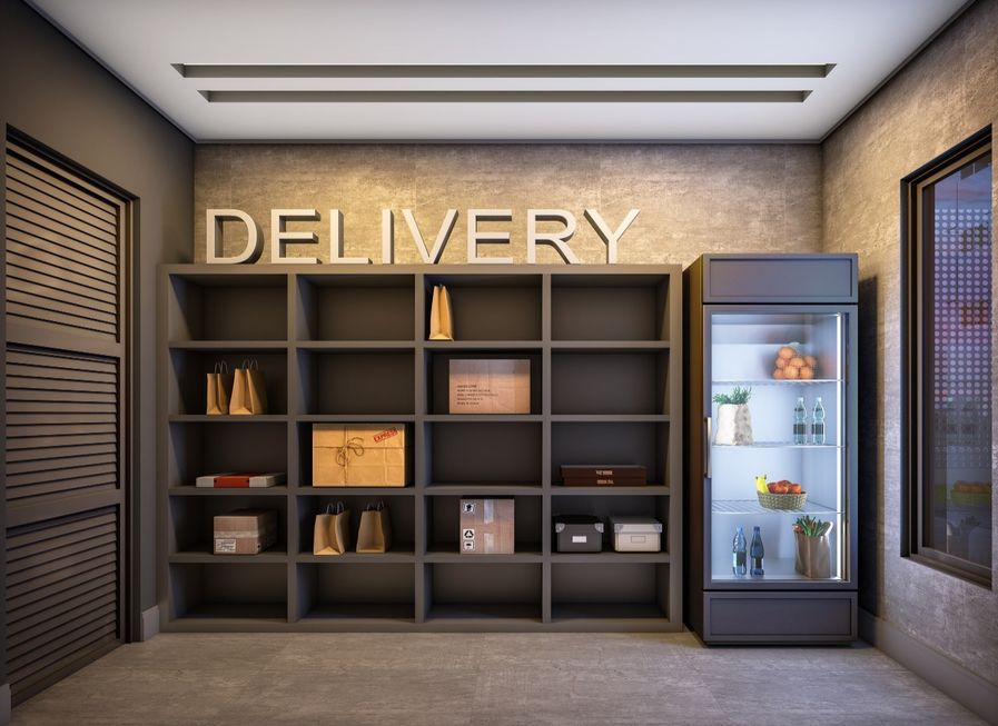 Delivery faz condomínios criarem espaços exclusivos