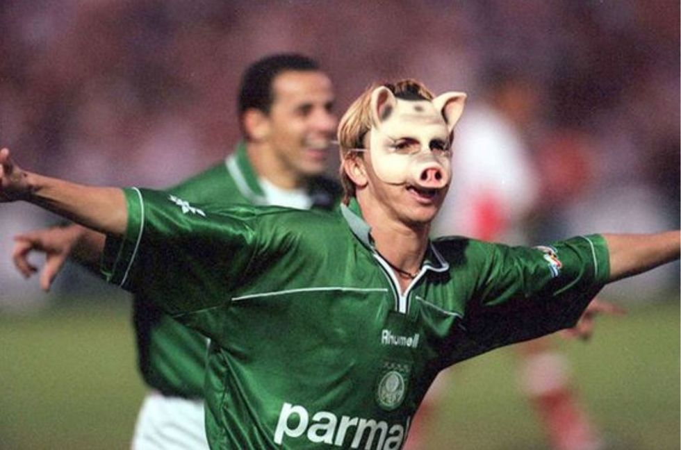 TV mostra título do Palmeiras em 1999
