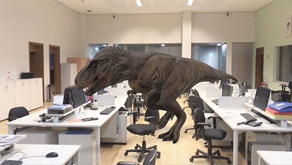 Como colocar dinossauros em 3D na sua casa com a realidade