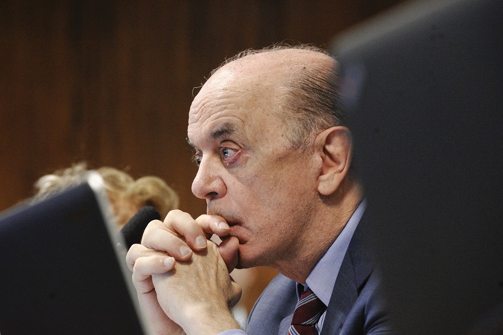 Toffoli suspende busca no gabinete de José Serra no Senado
