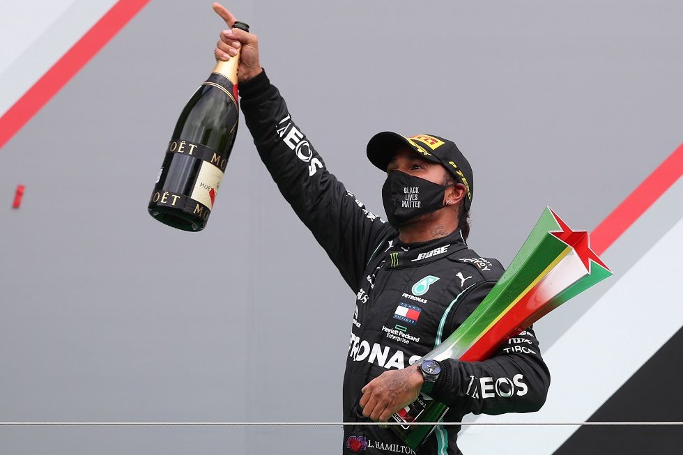 Hamilton vence GP de Portugal e bate recorde de vitórias de Schumacher na F1