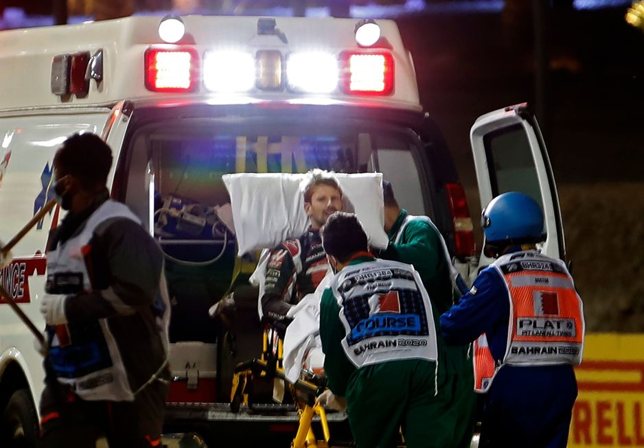 Grosjean viu ‘morte chegando’ em acidente