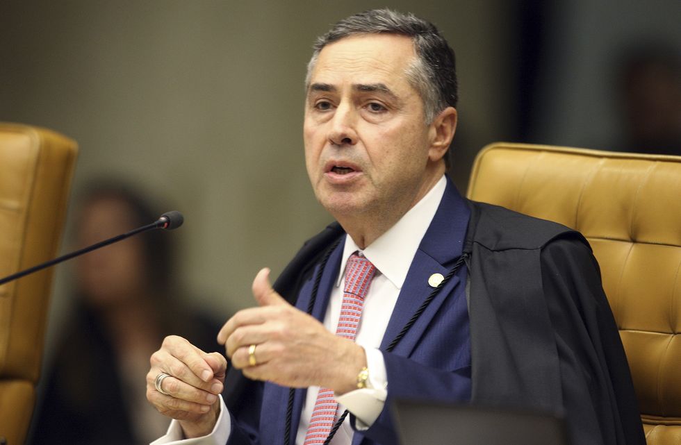 O presidente do Tribunal Eleitoral Eleitoral (TSE), Luís Roberto Barroso.
